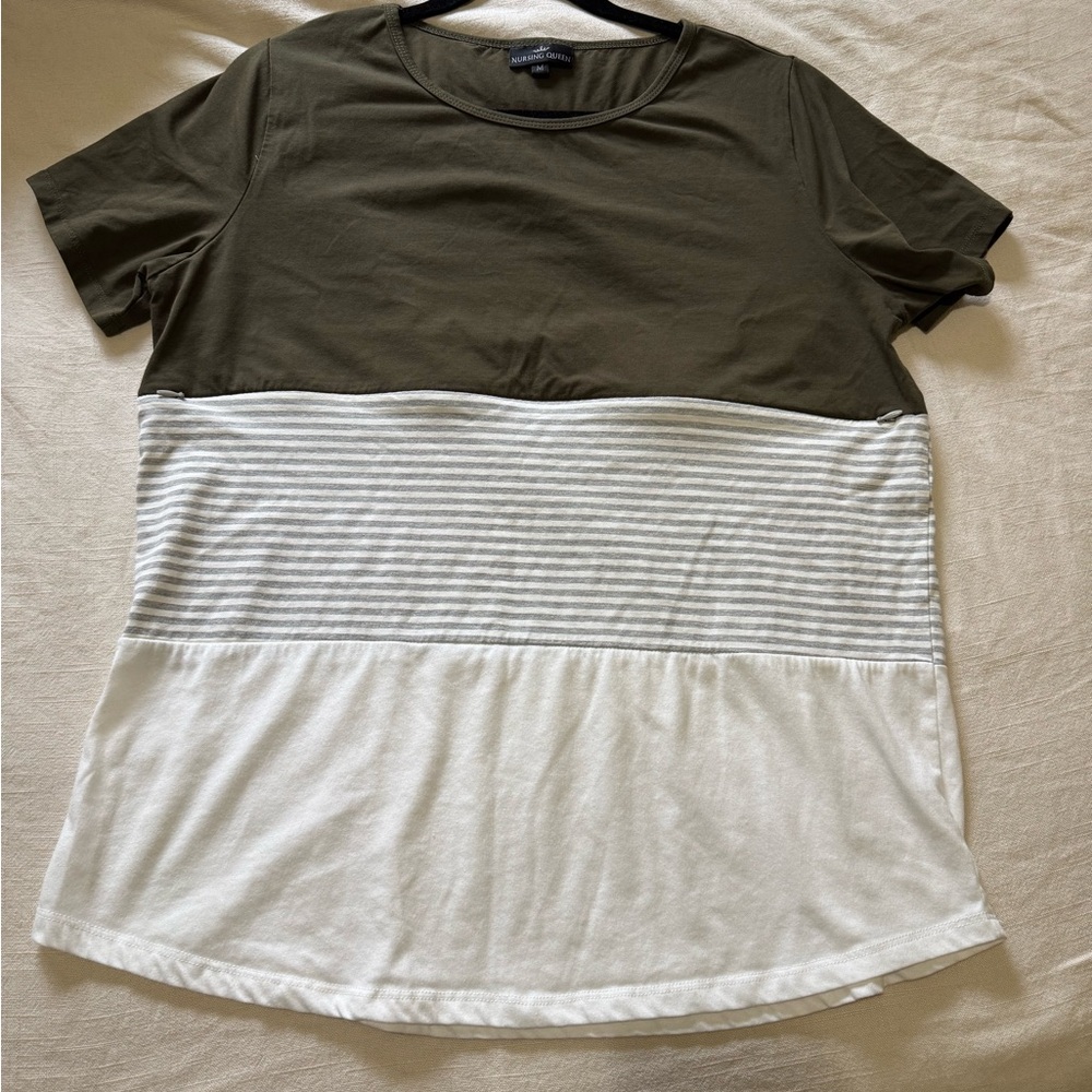 Nursing Queen Olive T-Shirt